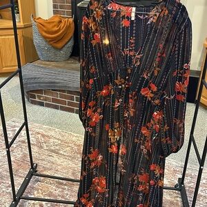 Sheer long shirt